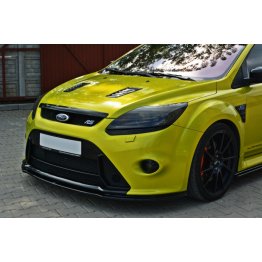 Накладка сплиттер на передний бампер вариант 2 на Ford Focus II RS рестайл